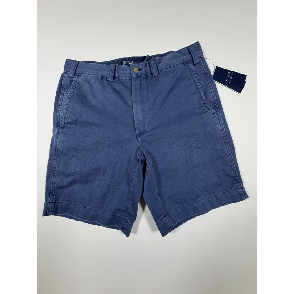 Polo Ralph Lauren Shorts Mens 28 Blue Salinger Chino Straight Fit 8" Inseam NEW